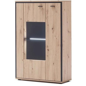 MCA Buenos Aires Highboard mit Beleuchtung 93x38x142cm