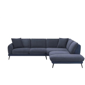 medium Ecksofa  Romance ¦ blau ¦ Maße (cm): B: 310 H: 86 T: 253