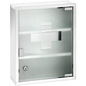 Medizinschrank Broadwater I 30 x 40 x 12cm Silber