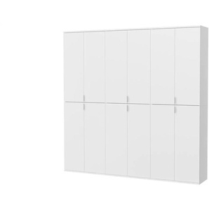 Mehrzweckschrank-Set - weiß - Materialmix - 183 cm - 193 cm | Möbel Kraft