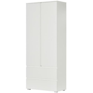 Mehrzweckschrank - weiß - Materialmix - 80 cm - 191 cm - 40 cm | Möbel Kraft