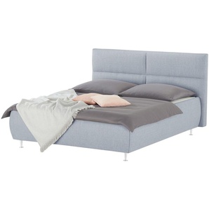 meinBett Polsterbettgestell  Fara ¦ grau ¦ Maße (cm): B: 162 H: 102