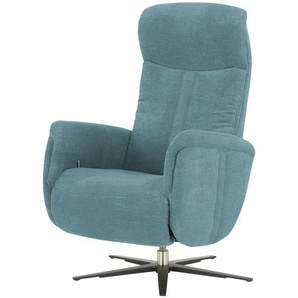 meinSofa Drehsessel  Franzi ¦ blau ¦ Maße (cm): B: 71 H: 108 T: 83