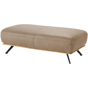 meinSofa Hocker  Fiona ¦ braun ¦ Maße (cm): B: 135 H: 43 T: 70