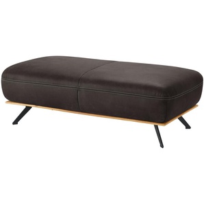 meinSofa Hocker  Fiona ¦ braun ¦ Maße (cm): B: 135 H: 43 T: 70