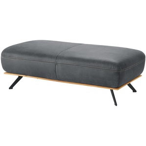 meinSofa Hocker  Fiona ¦ grau ¦ Maße (cm): B: 135 H: 43 T: 70