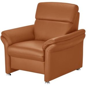 meinSofa Ledersessel Leder Manon ¦ orange ¦ Maße (cm): B: 98 H: 94 T: 92