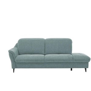 meinSofa Recamiere  Ellen ¦ blau ¦ Maße (cm): B: 219 H: 103 T: 102