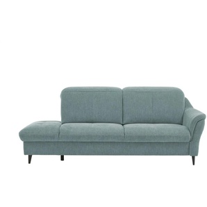 meinSofa Recamiere  Ellen ¦ blau ¦ Maße (cm): B: 219 T: 102