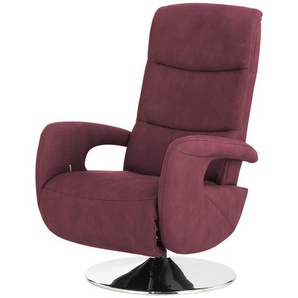 meinSofa Sessel mit Relaxfunktion Franzi-S ¦ rot ¦ Maße (cm): B: 71 H: 110 T: 83