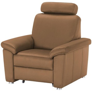 meinSofa Sessel Mikrofaser Rita ¦ braun ¦ Maße (cm): B: 102 H: 91 T: 91