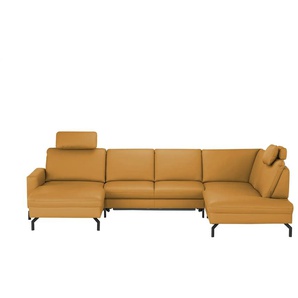 meinSofa Wohnlandschaft  Grace ¦ orange ¦ Maße (cm): B: 332 T: 220