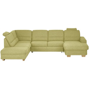 meinSofa Wohnlandschaft  Marc ¦ grün ¦ Maße (cm): B: 311 H: 85 T: 234