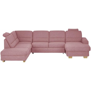 meinSofa Wohnlandschaft  Marc ¦ rosa/pink ¦ Maße (cm): B: 311 H: 85 T: 234