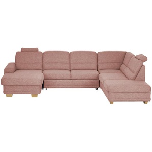 meinSofa Wohnlandschaft  Marc ¦ rosa/pink ¦ Maße (cm): B: 311 H: 85 T: 234