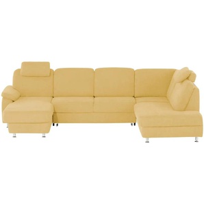 meinSofa Wohnlandschaft  Oliver ¦ gelb ¦ Maße (cm): B: 300 H: 85 T: 202