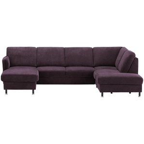 meinSofa Wohnlandschaft  Veit ¦ lila/violett ¦ Maße (cm): B: 305 H: 90 T: 200