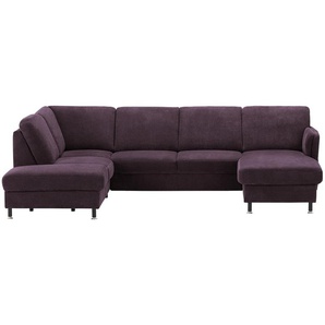 meinSofa Wohnlandschaft  Veit ¦ lila/violett ¦ Maße (cm): B: 305 H: 90 T: 200