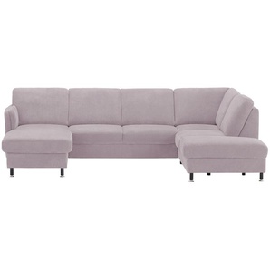 meinSofa Wohnlandschaft  Veit ¦ rosa/pink ¦ Maße (cm): B: 305 H: 90 T: 200