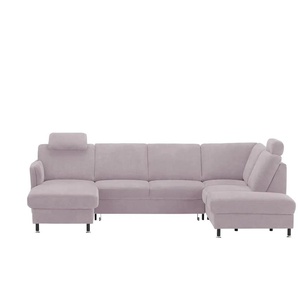 meinSofa Wohnlandschaft  Veit ¦ rosa/pink ¦ Maße (cm): B: 305 H: 90 T: 200