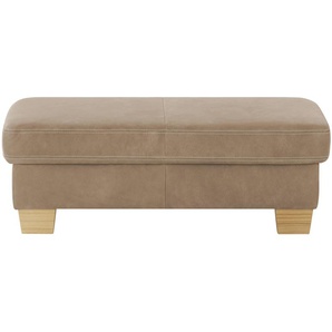 meinSofa XXL-Fußablage  Samu ¦ beige ¦ Maße (cm): B: 130 H: 45 T: 65