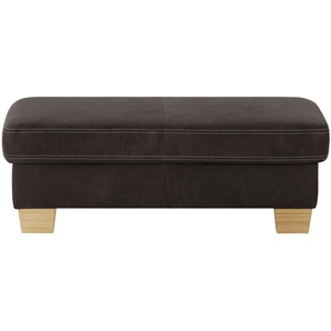 meinSofa XXL-Fußablage  Samu ¦ braun ¦ Maße (cm): B: 130 H: 45 T: 65