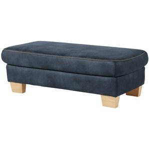 meinSofa XXL - Hocker  Beata ¦ blau ¦ Maße (cm): B: 130 H: 45 T: 65