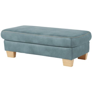 meinSofa XXL - Hocker  Beata ¦ blau ¦ Maße (cm): B: 130 H: 45 T: 65