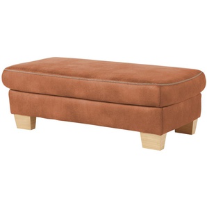 meinSofa XXL - Hocker  Beata ¦ braun ¦ Maße (cm): B: 130 H: 45 T: 65