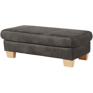 meinSofa XXL - Hocker  Beata ¦ grau ¦ Maße (cm): B: 130 H: 45 T: 65