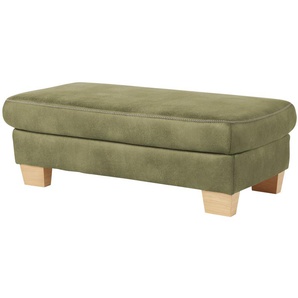 meinSofa XXL - Hocker  Beata ¦ grün ¦ Maße (cm): B: 130 H: 45 T: 65