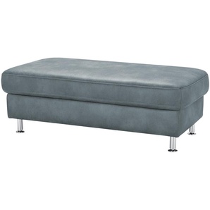 Mein Sofa bold XXL Hocker  Veit ¦ blau ¦ Maße (cm): B: 130 H: 46 T: 65