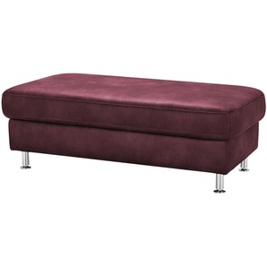 Mein Sofa bold XXL Hocker  Veit ¦ rot ¦ Maße (cm): B: 130 H: 46 T: 65