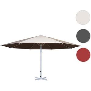 Mendler Sonnenschirm Meran II, Gastronomie Marktschirm, Ř 5m Polyester/Alu Mast weiß 28kg ~ Variantenangebot 70739