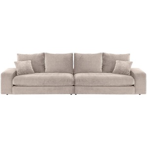 Mid.you Bigsofa, Creme, Textil, 4-Sitzer, Füllung: Schaumstoff, Silikon,Schaumstoff,Schaumstoff, 314x67x125 cm, Made in EU, Rücken echt, Wohnzimmer, Sofas & Couches, Sofas, Bigsofas