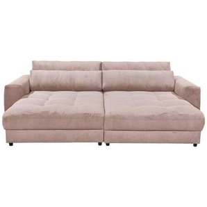 Mid.you Bigsofa, Hellrosa, Textil, 2-3-Sitzer, 292x90x194 cm, Made in EU, Rücken echt, Wohnzimmer, Sofas & Couches, Sofas, Bigsofas