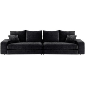 Mid.you Bigsofa, Schwarz, Textil, 4-Sitzer, Füllung: Schaumstoff, Silikon,Schaumstoff,Schaumstoff, 314x67x125 cm, Made in EU, Rücken echt, Wohnzimmer, Sofas & Couches, Sofas, Bigsofas