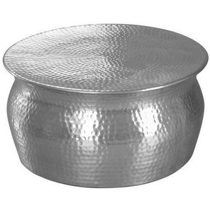 Mid.you Couchtisch, Silber, Metall, rund, 60x30.5x60 cm, Wohnzimmer, Wohnzimmertische, Couchtische