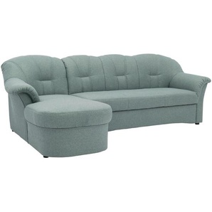 Mid.you Eckschlafsofa, Hellblau, Textil, Uni, 3-Sitzer, 233x142 cm, Made in EU, FSC Mix, Rücken echt, Wohnzimmer, Sofas & Couches, Wohnlandschaften