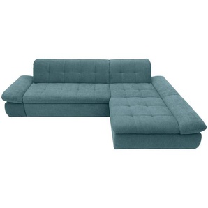 Mid.you Ecksofa, Petrol, Textil, Uni, 3-Sitzer, L-Form, 300x172 cm, Made in EU, FSC Mix, Rücken echt, Wohnzimmer, Sofas & Couches, Wohnlandschaften, Ecksofas