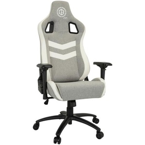 Mid.you Gamingstuhl, Grau, Weiß, Textil, Drehkreuz, 72x134x67 cm, Wippfunktion, ergonomische Rückenlehne, Kinder- & Jugendzimmer, Jugendmöbel, Gamingstühle