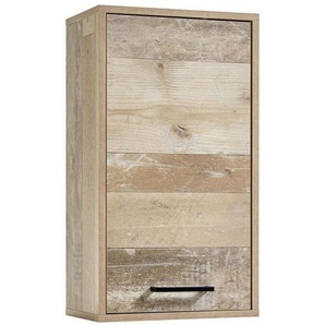 Mid.you Hängeschrank, Eiche, Holzwerkstoff, 1 Fächer, 38x68x23 cm, Badezimmer, Badezimmerschränke, Hängeschränke