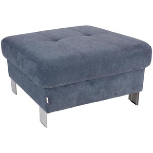 Mid.you Hocker, Blaugrau, Textil, rechteckig, 90x44x73 cm, Made in EU, Wohnzimmer, Hocker, Sitzhocker