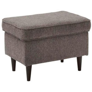 Mid.you Hocker, Braun, Textil, rechteckig, 63x43x42 cm, Wohnzimmer, Hocker, Sitzhocker