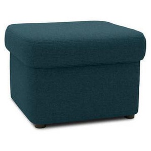 Mid.you Hocker, Dunkelblau, Textil, Uni, quadratisch, 61x40x61 cm, Made in EU, FSC Mix, Wohnzimmer, Hocker, Sitzhocker