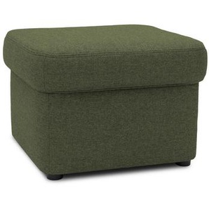 Mid.you Hocker, Grün, Textil, quadratisch, 61x40x61 cm, Wohnzimmer, Hocker, Sitzhocker