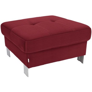 Mid.you Hocker, Rot, Textil, rechteckig, 90x44x73 cm, Made in EU, Wohnzimmer, Hocker, Sitzhocker