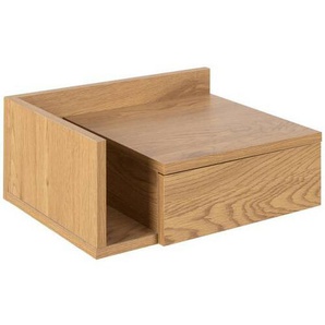 Mid.you Nachtschrank Actona Ashlan, Wildeiche, Holzwerkstoff, 1 Schubladen, 40x16.5x32 cm, Reach, Schlafzimmer, Nachttische