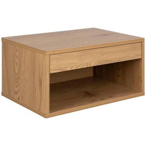 Mid.you Nachtschrank Actona Cholet, Eiche, Holzwerkstoff, 1 Schubladen, 50x24.3x35 cm, Reach, Schlafzimmer, Nachttische