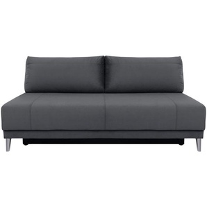 Mid.you Schlafsofa, Anthrazit, Textil, 2-Sitzer, Füllung: Komfortschaum, Silikon, 198x91x106 cm, Made in EU, Liegefunktion, Kinder- & Jugendzimmer, Jugendmöbel, Jugendsofas